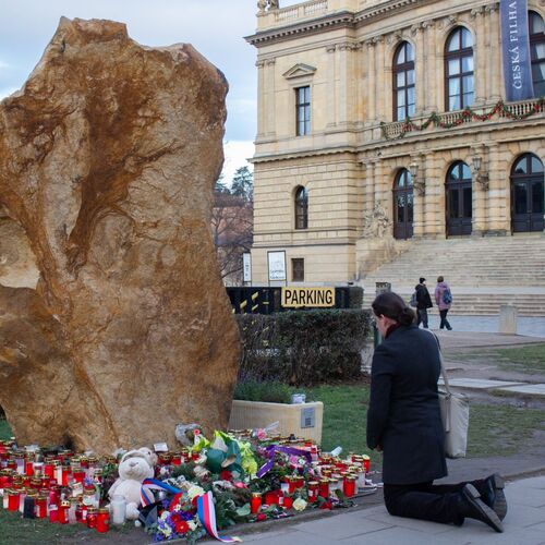 pamätník obetí streľby na Filozofickej fakulte Univerzity Karlovej v Prahe.