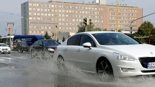 Košice dážď
