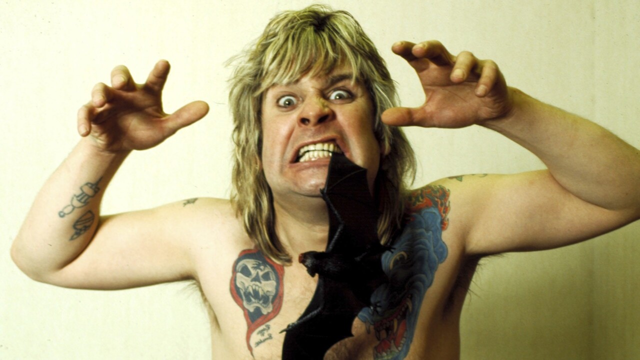 Ozzy Osbourne netopier