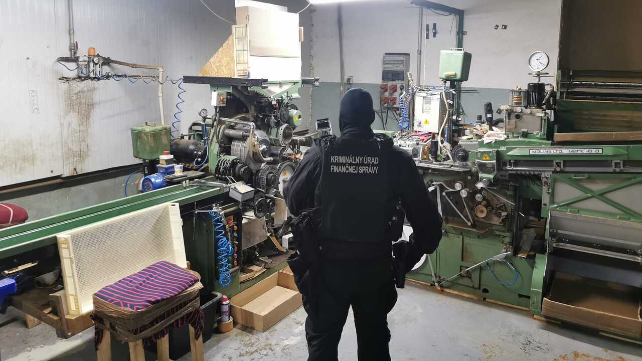 finančná správa razia tabak