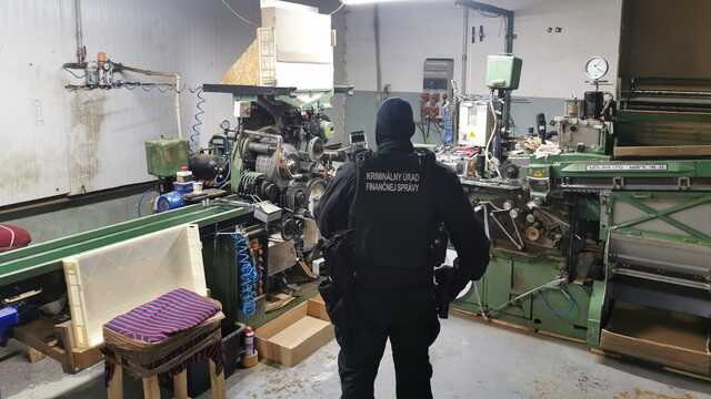 finančná správa razia tabak