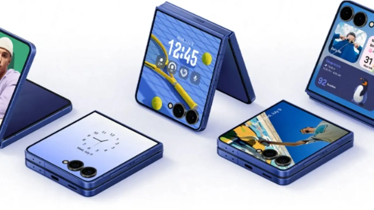 Samsung Galaxy Z Flip7 telefóny.