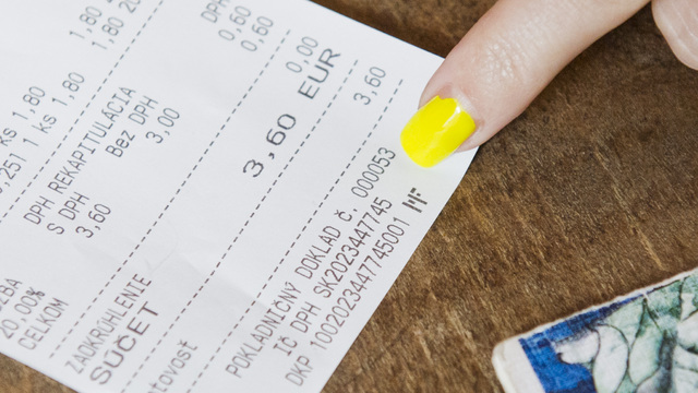 Pokladničný blok, bloček