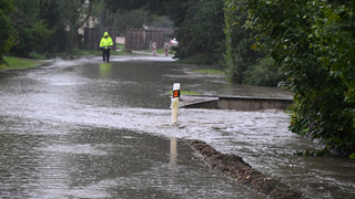 počasie povodeň búrka dážď