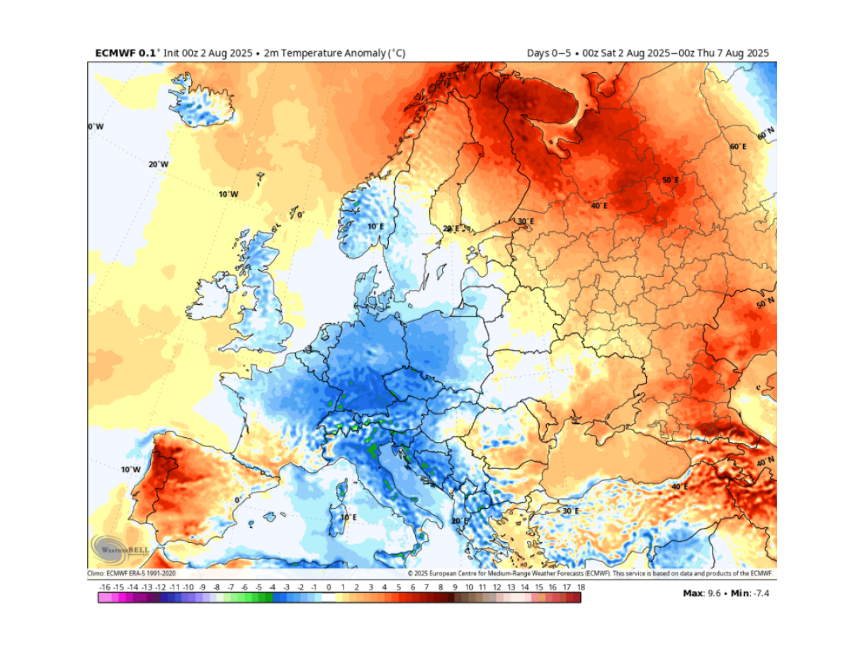predpoved pocasia na prvy tyzden