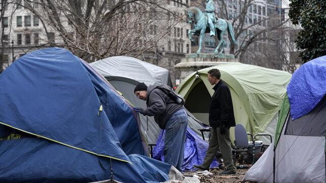 bezdomovci Washington 