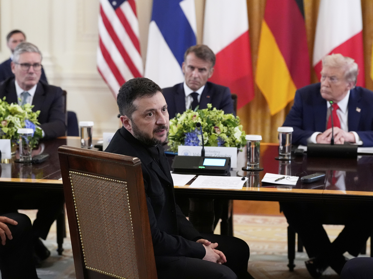Trump Zelenskyj Biely dom