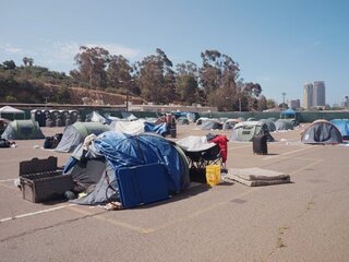 San diego bezdomovci nocľaháreň