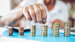 peniaze, dôchodca, dôchodcovia, dôchodok, mince