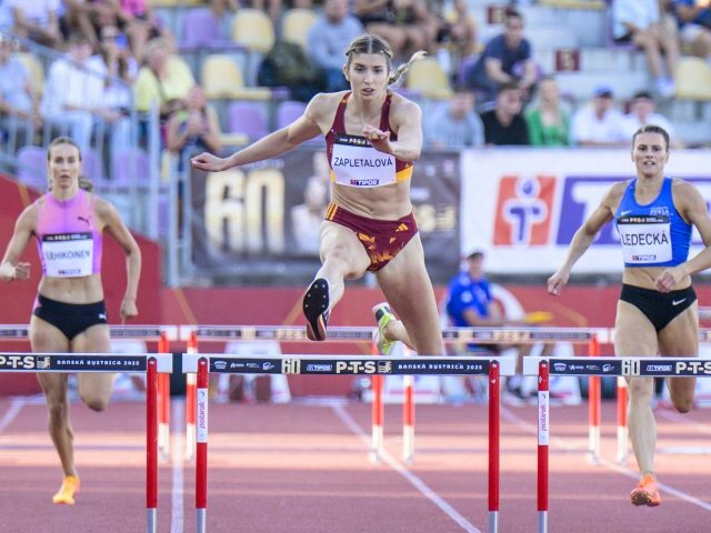 Zapletalová vytvorila nový slovenský rekord. V Zürichu si vybojovala druhé miesto vo finále Diamantovej ligy