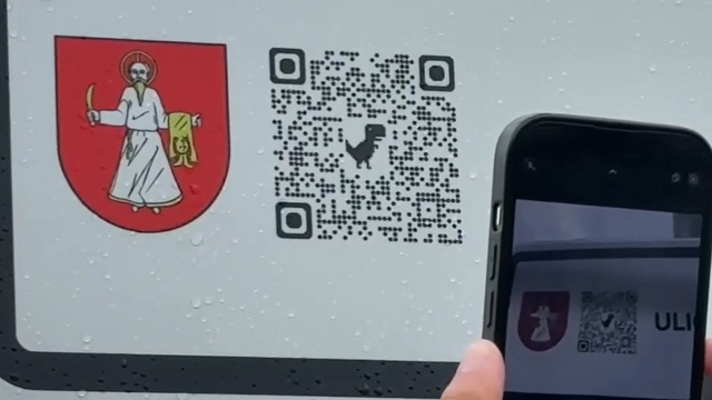 QR kód, nová lesná