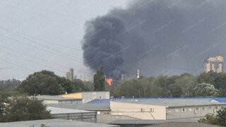 rusko ukrajinsky utok na sklad vybusnin