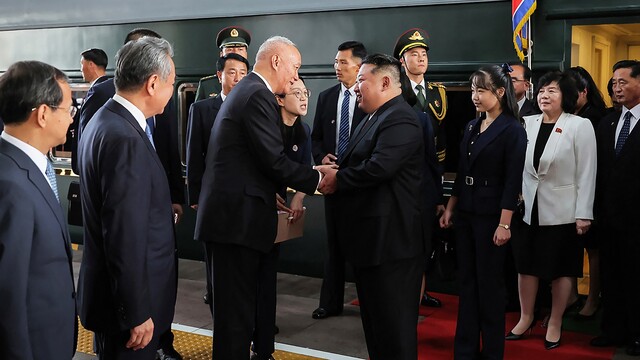 Kim Čong-un a dcéra