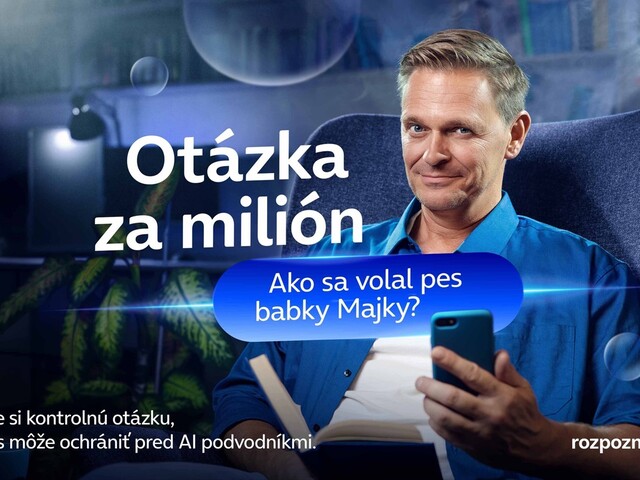 Umelá inteligencia zvyšuje sofistikovanosť podvodov cez telefón. O2 chráni zákazníkov        a štartuje edukačnú kampaň „Otázka za milión“