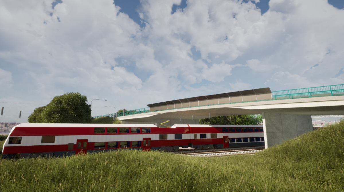 sereď most vizualizácia