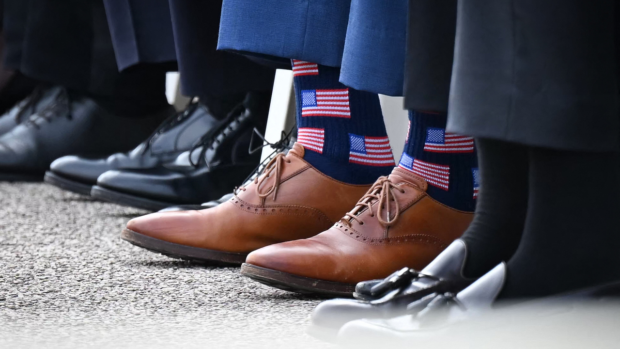 Hegseth ponožky USA vlajka