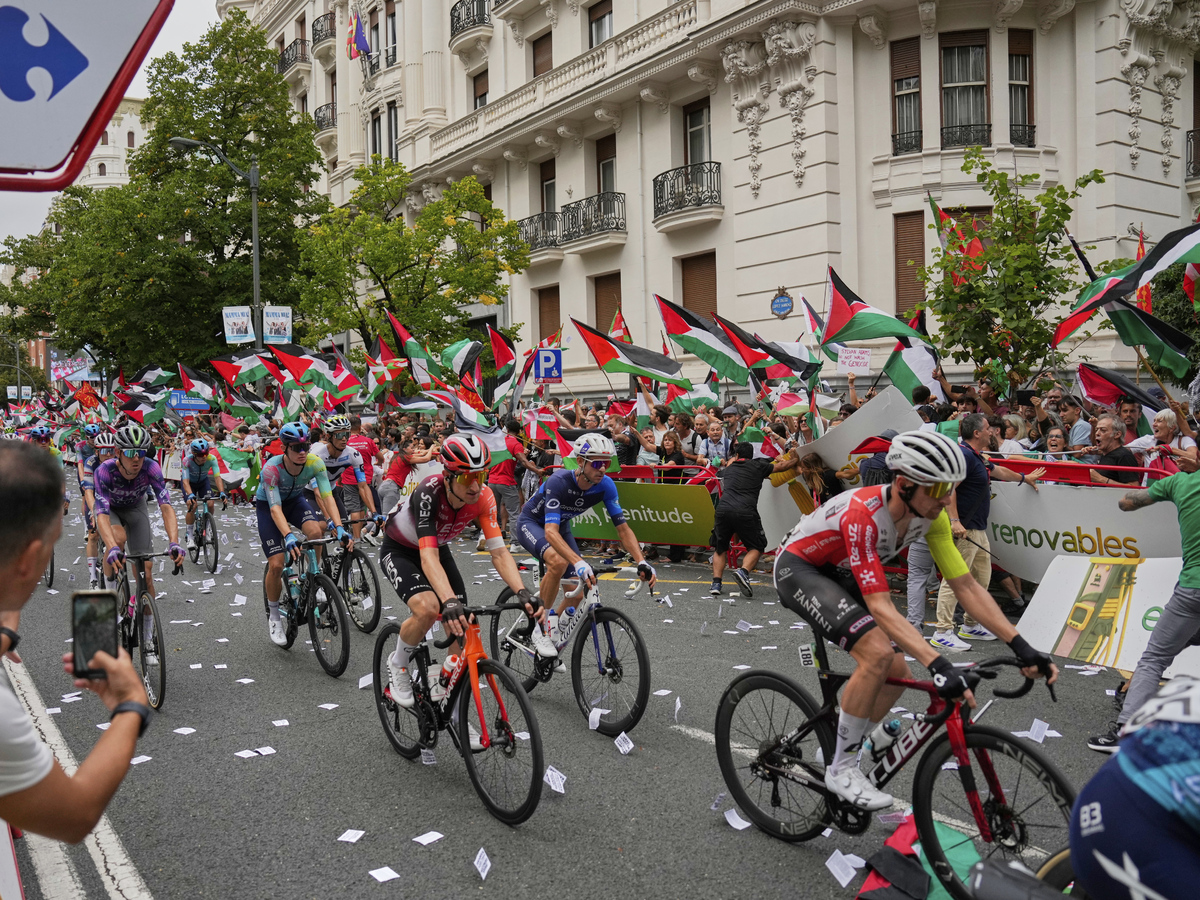 Španielsko cyklistika Vuelta protesty
