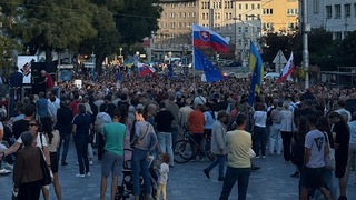 Protesty Bratislava