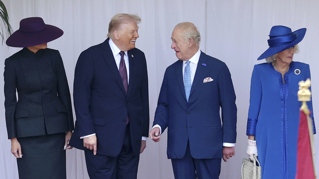 Trump kráľ Karol III