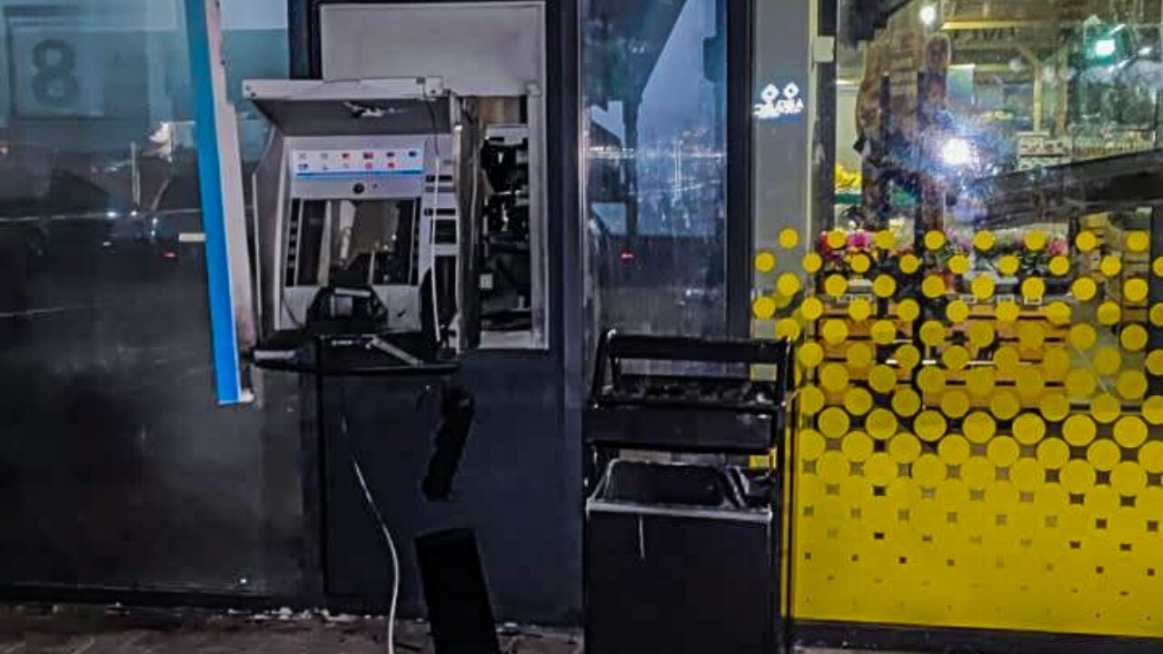 bankomat Košice výbuch