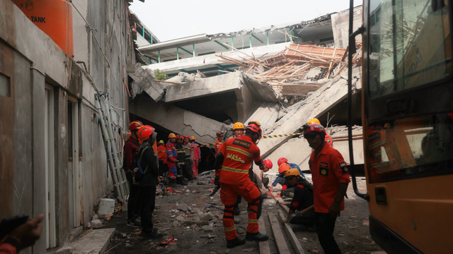 Indonézia Jáva internát zrútenie