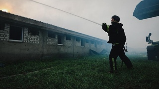 poziar farmy na ukrajine