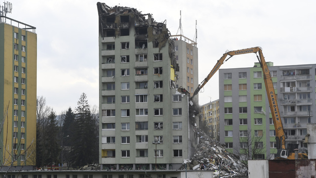 bytovka, demolácia, Mukačevská ulica, Prešov