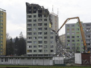 bytovka, demolácia, Mukačevská ulica, Prešov