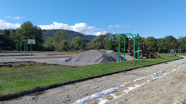 športový areál, zvolen, výstavba