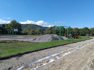 športový areál, zvolen, výstavba