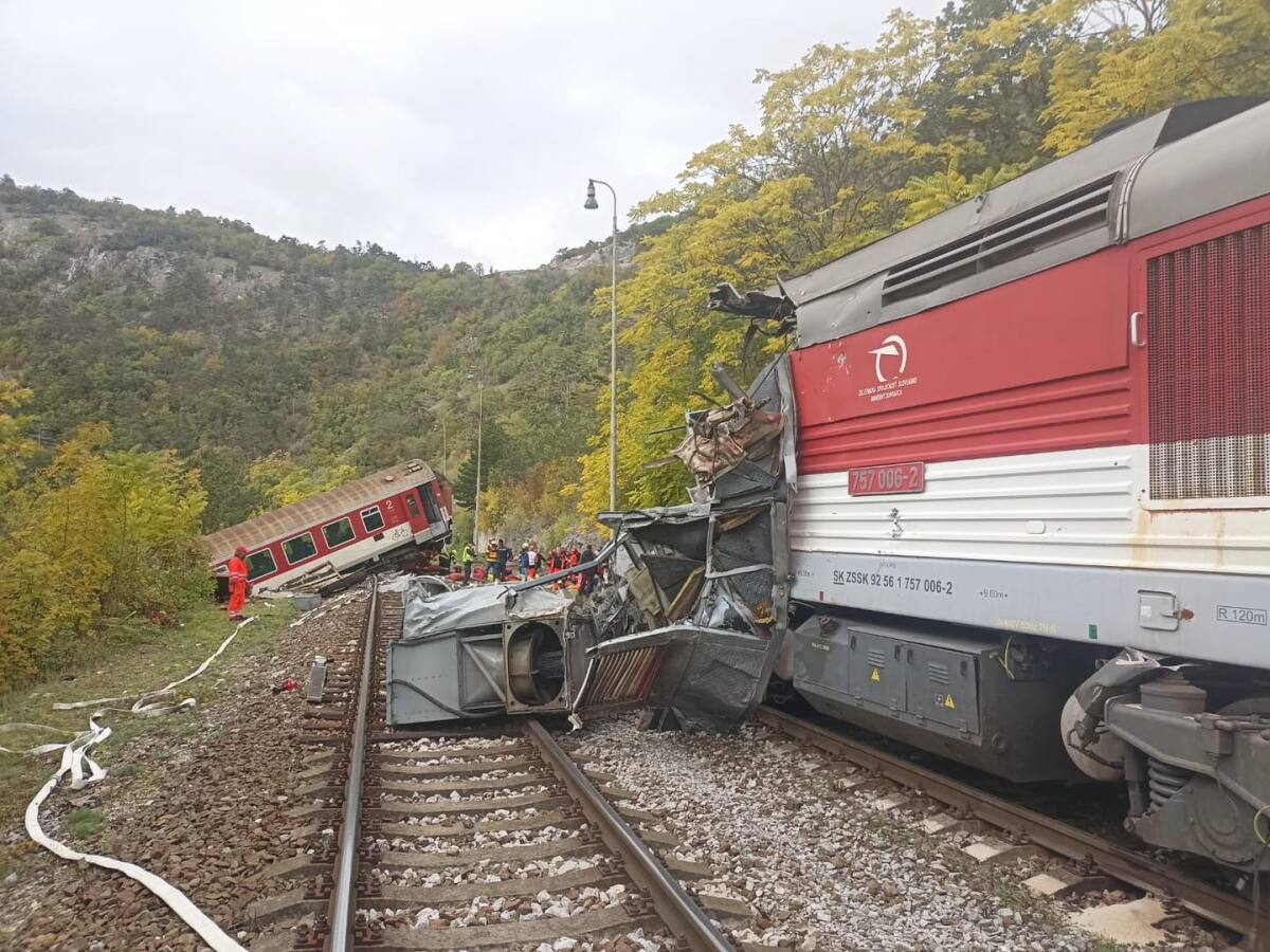 zrážka vlaky Rožňava