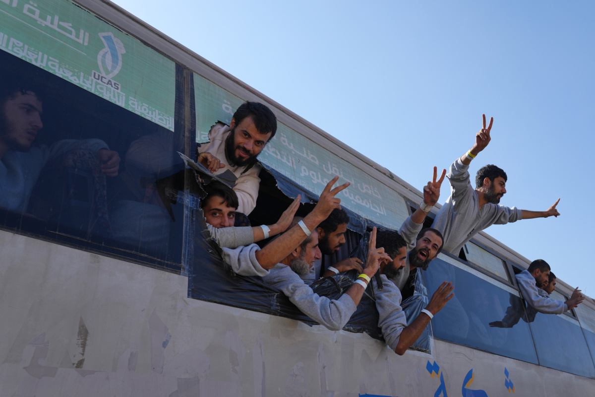 Prepustení Palestínčania