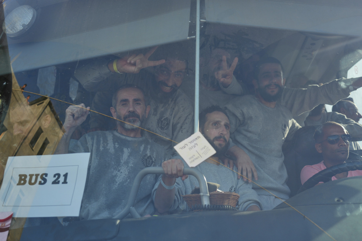 Prepustení Palestínčania