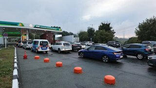 Rusko pumpa tankovanie