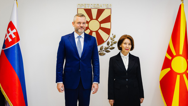 Peter Pellegrini a Gordana Siljanovská-Davková