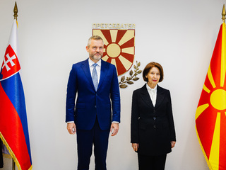 Peter Pellegrini a Gordana Siljanovská-Davková