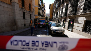 Španielsko polícia páska 