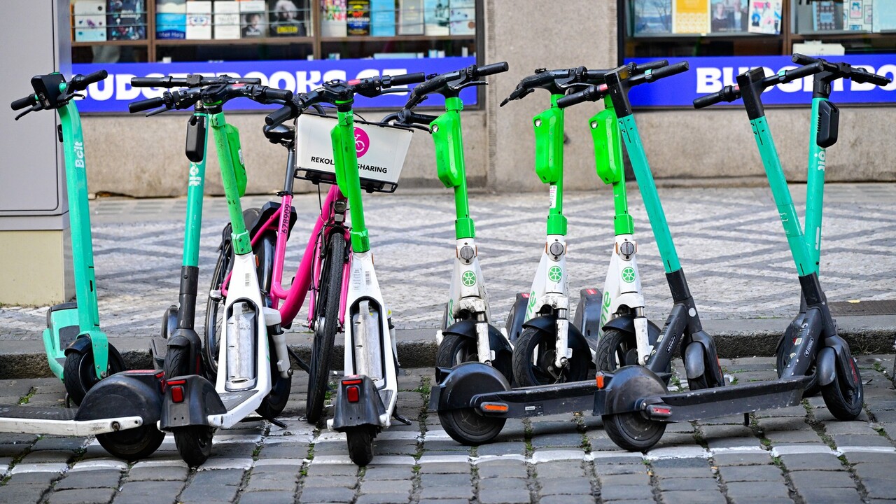 elektrokolobežky, praha