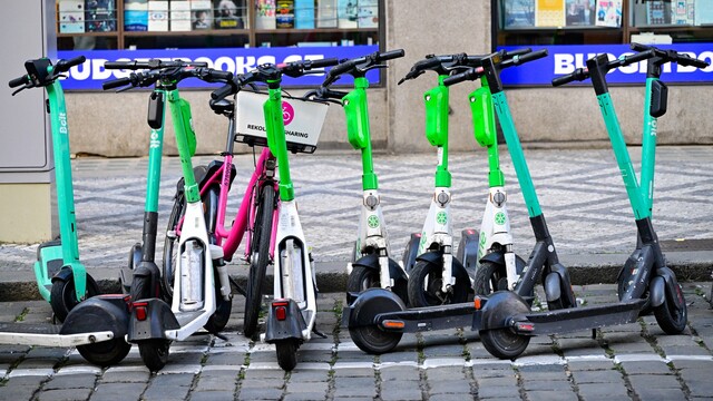 elektrokolobežky, praha