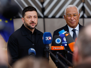 Volodymyr Zelenskyj a Antonio Costa