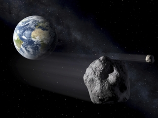 Asteroid a Zem
