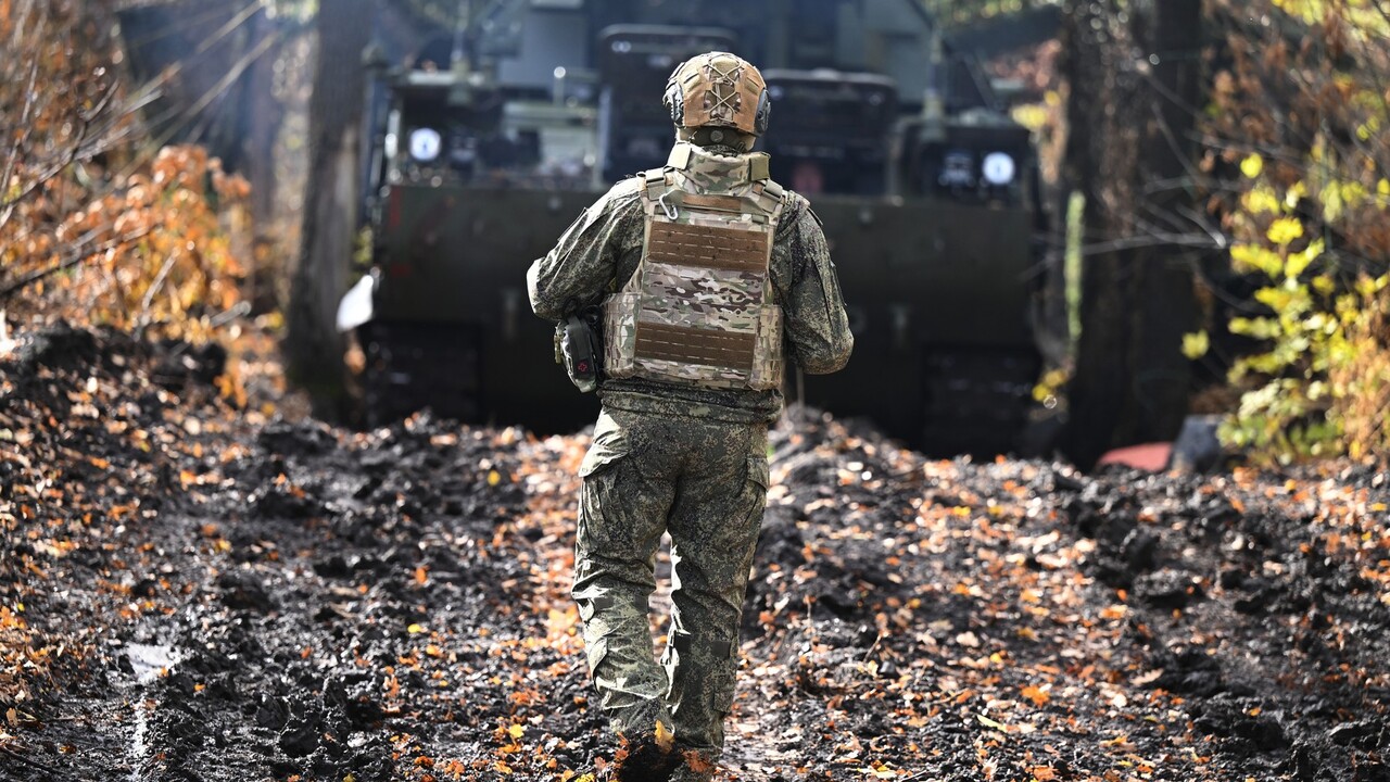 ruský vojak pri Pokrovsku