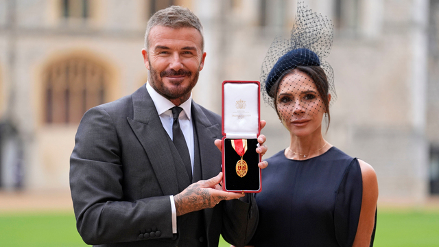 beckham pasovanie za rytiera