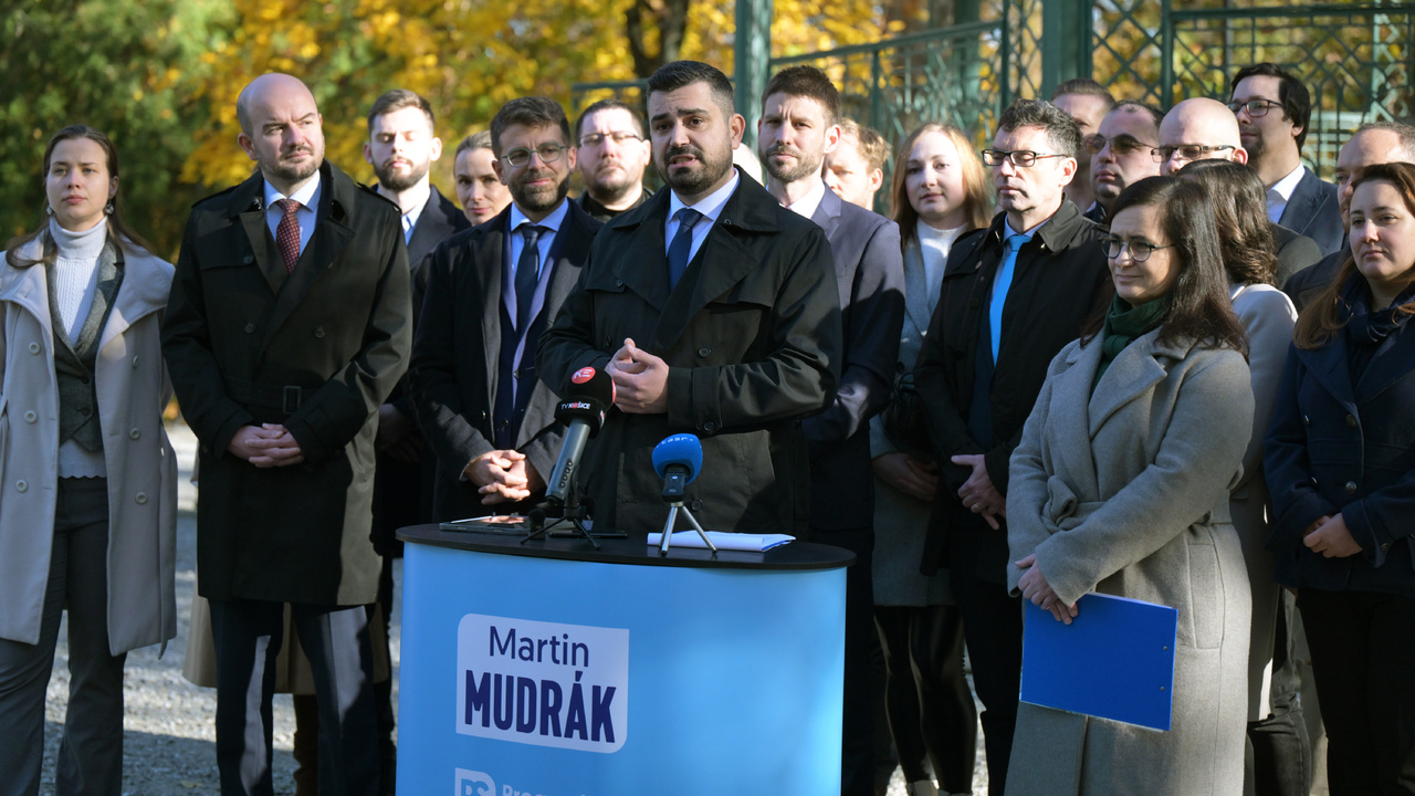  kandidát na primátora mesta Košice za hnutie Progresívne Slovensko Martin Mudrák v Košiciach