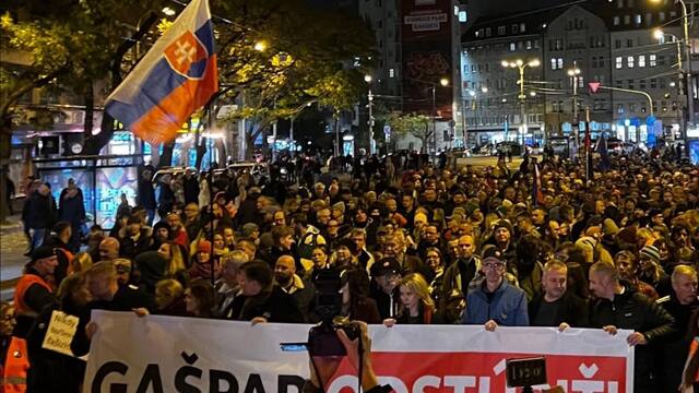 gašpar protest 