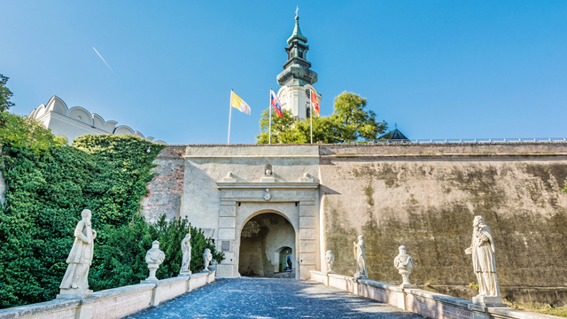 Nitra kostol vlajky vlajka 