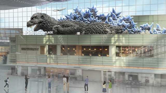Godzilla na letisku Haneda
