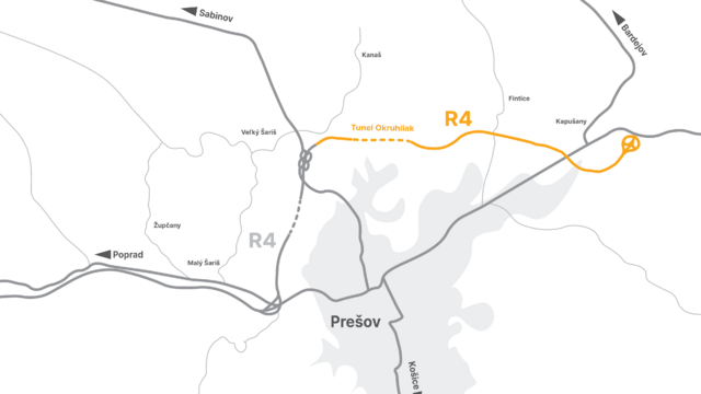 R4 Tunel Okruhliak