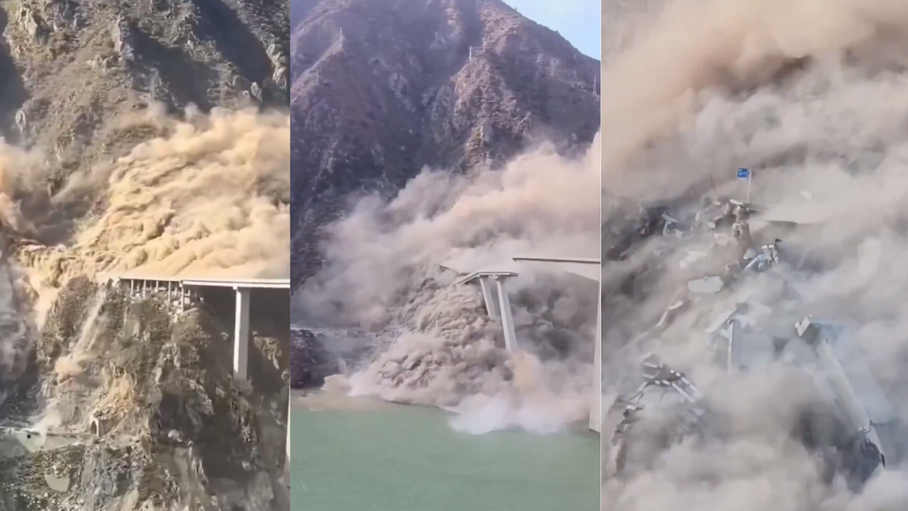 most zrútenie Čína