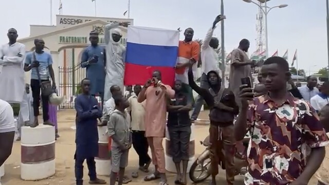 Ruská vlajka - Niger